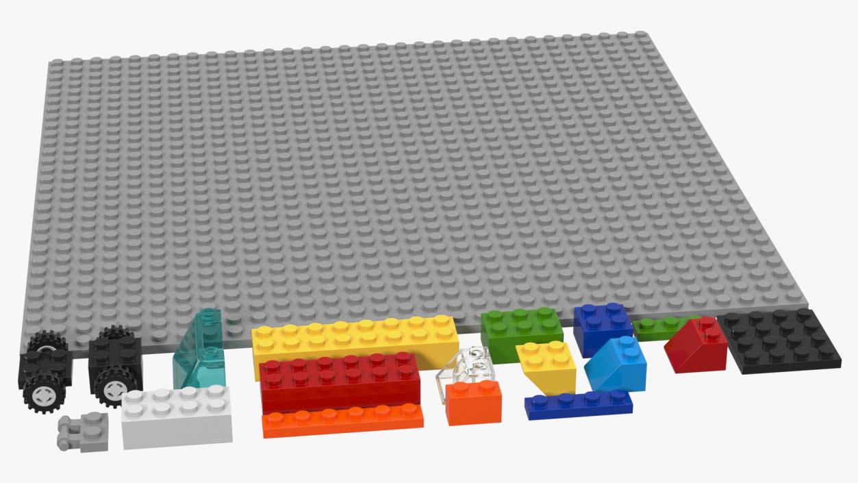 3D Toy Building Blocks Lego Set model