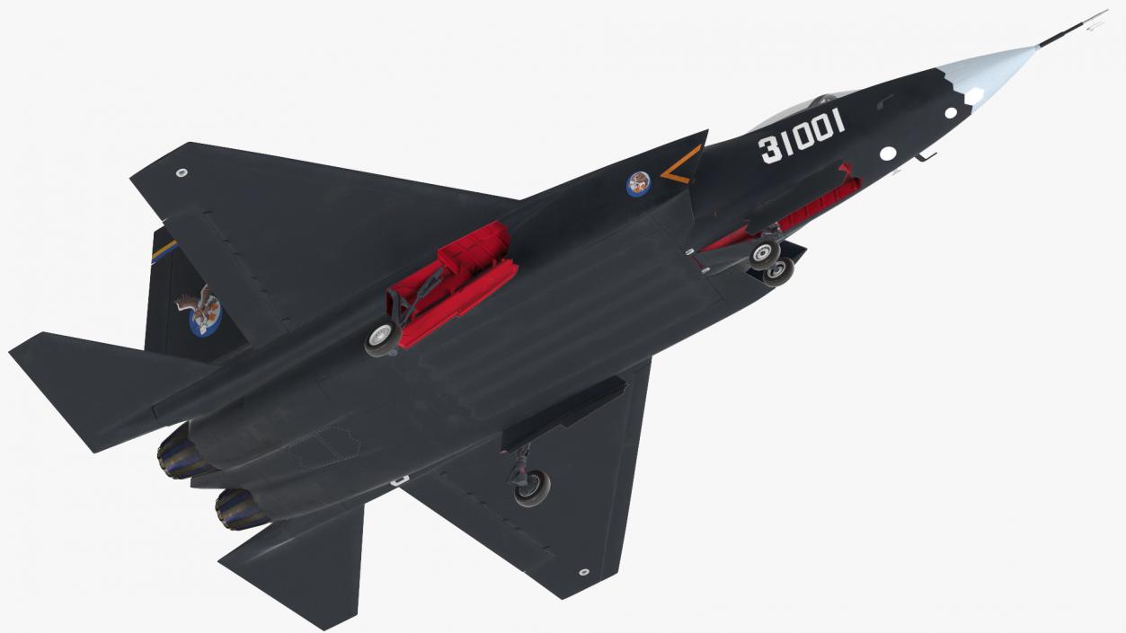 3D Shenyang FC 31 Multirole Jet Fighter