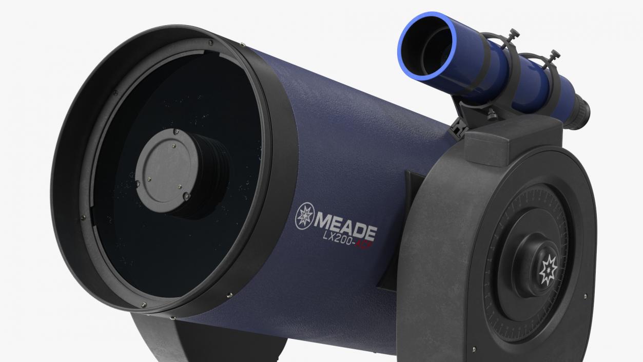 3D Meade LX200 8 Inch Telescope with Field Tripod