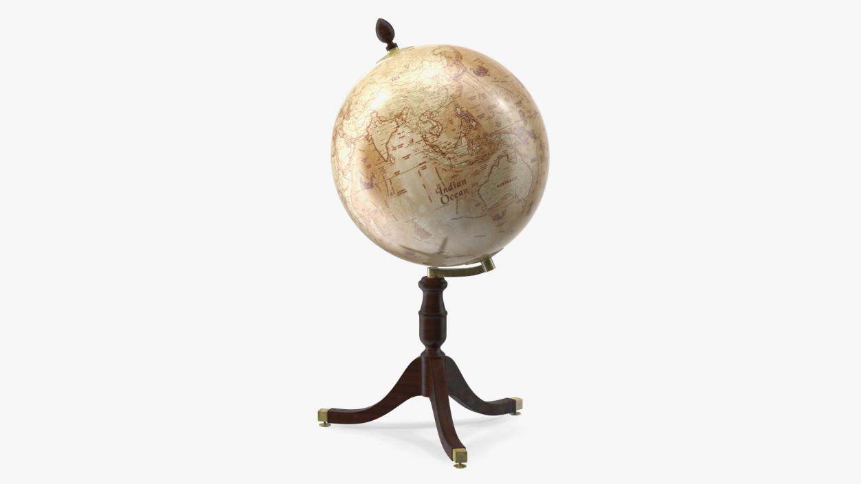 Old Vintage Globe 3D