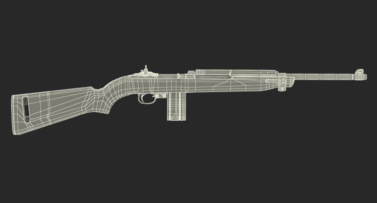American M1 Carbine 3D model