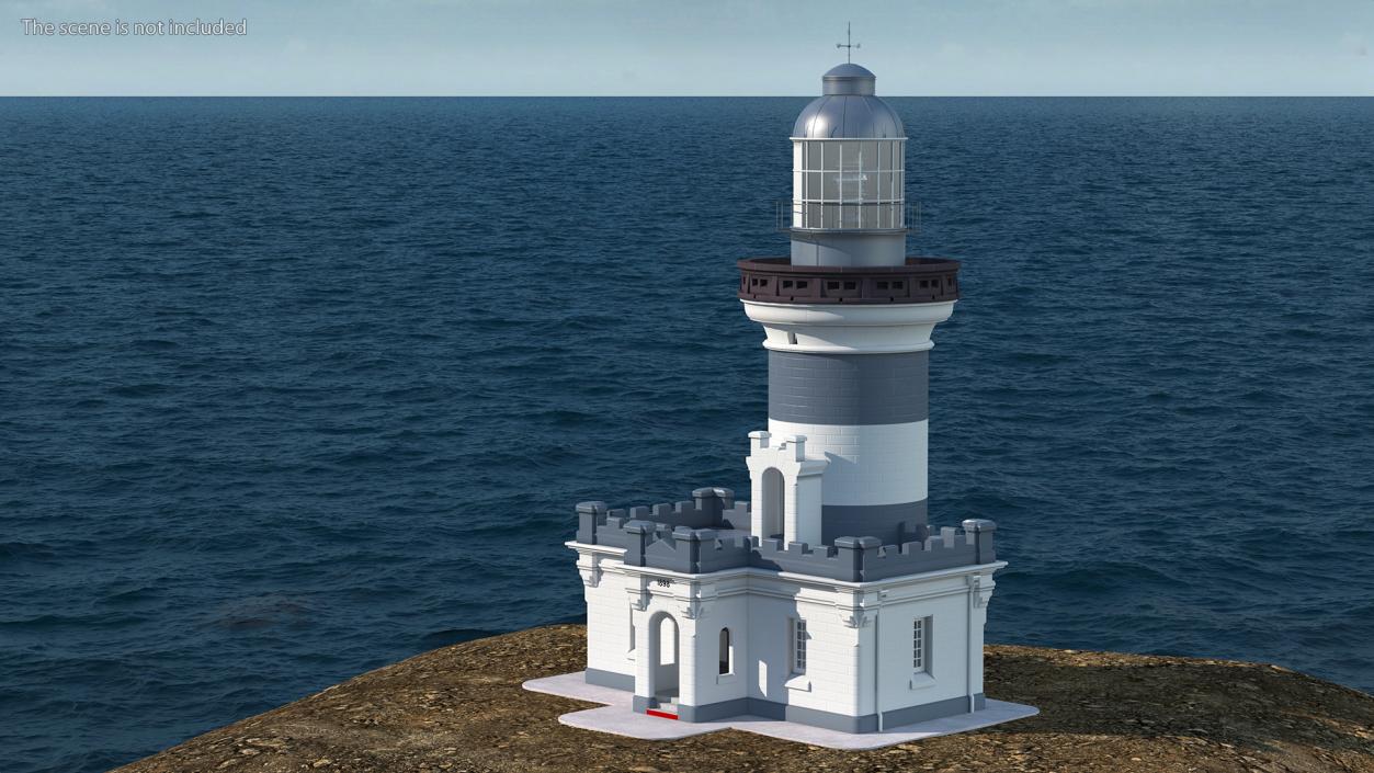 3D Vintage Lighthouse model