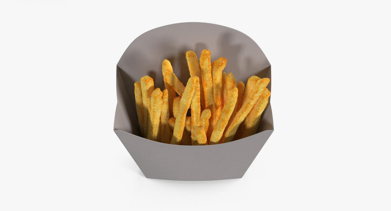 French Fry Box Generic 3D