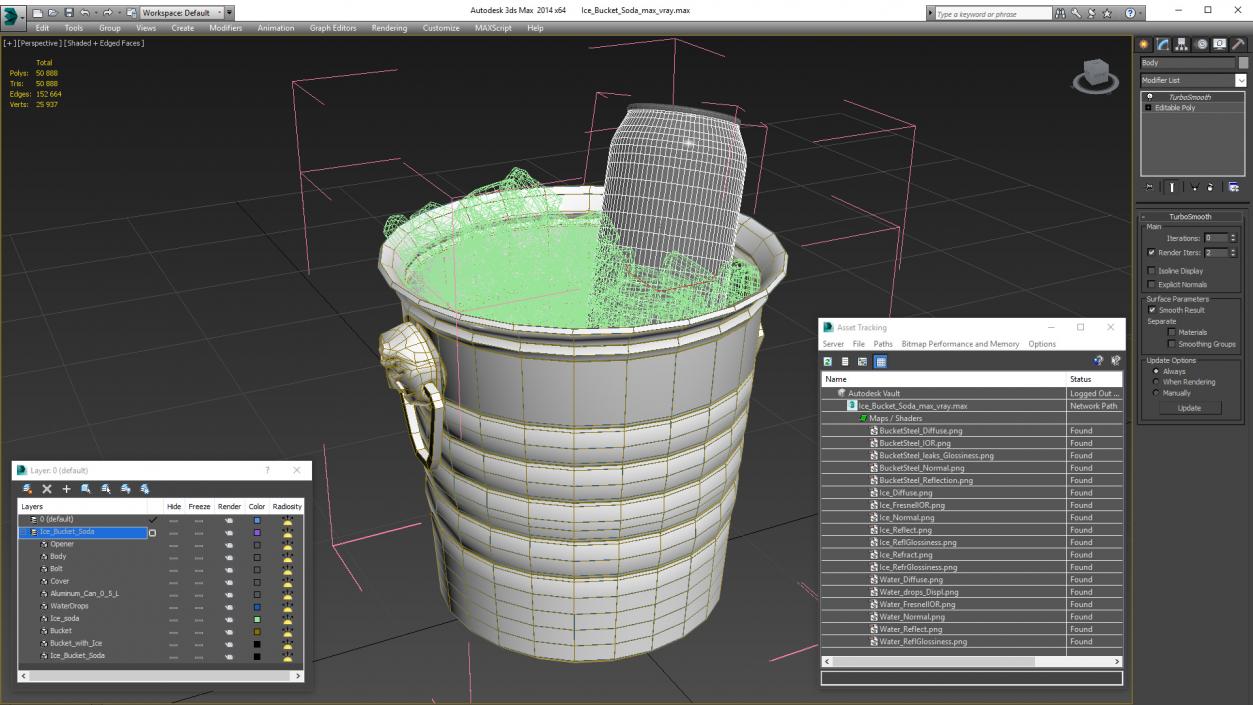 3D model Ice Bucket Soda