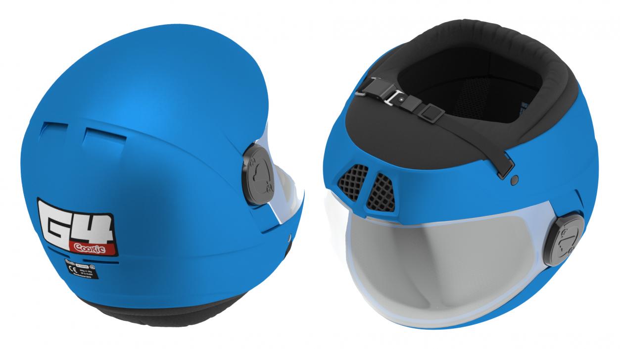3D Cookie G4 Skydiving Helmet Blue