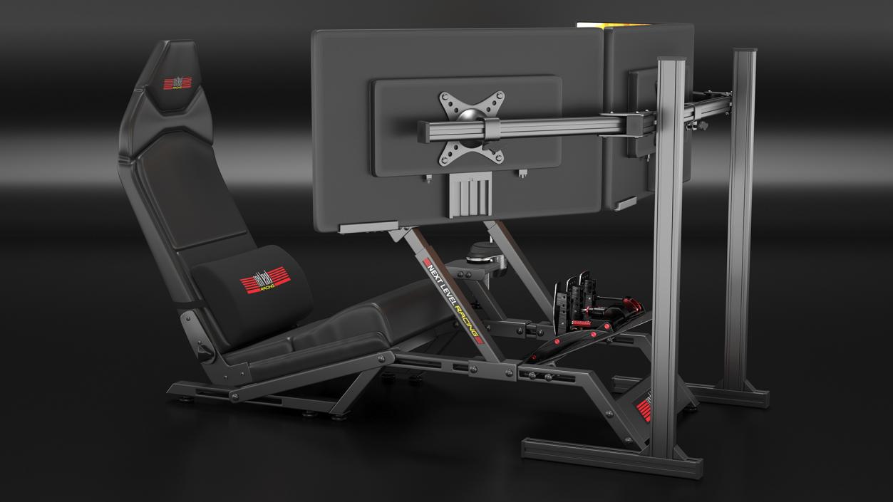 3D F-GT Racing Simulator Cockpit F1 with 3 Monitors model