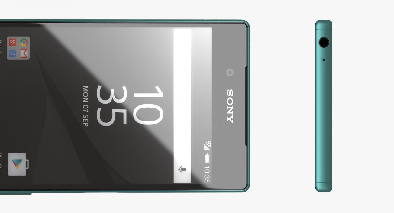 3D model Sony Xperia Z5 Green