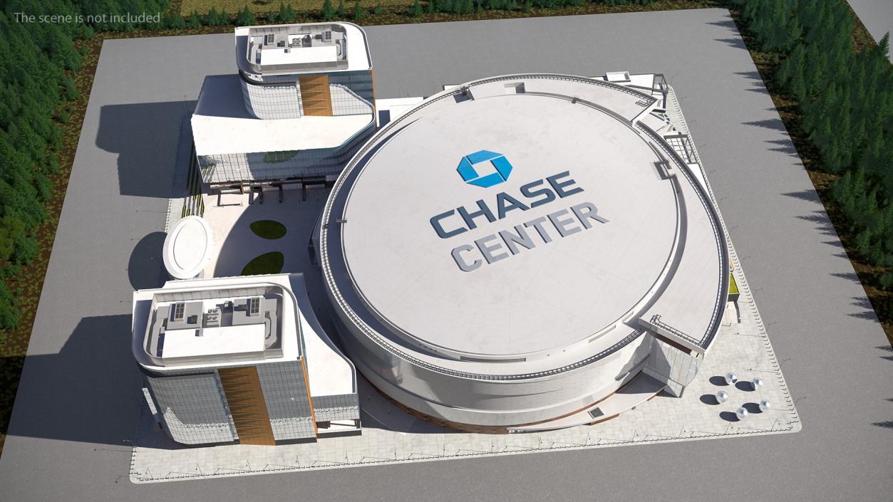 3D Chase Center Arena with Park model