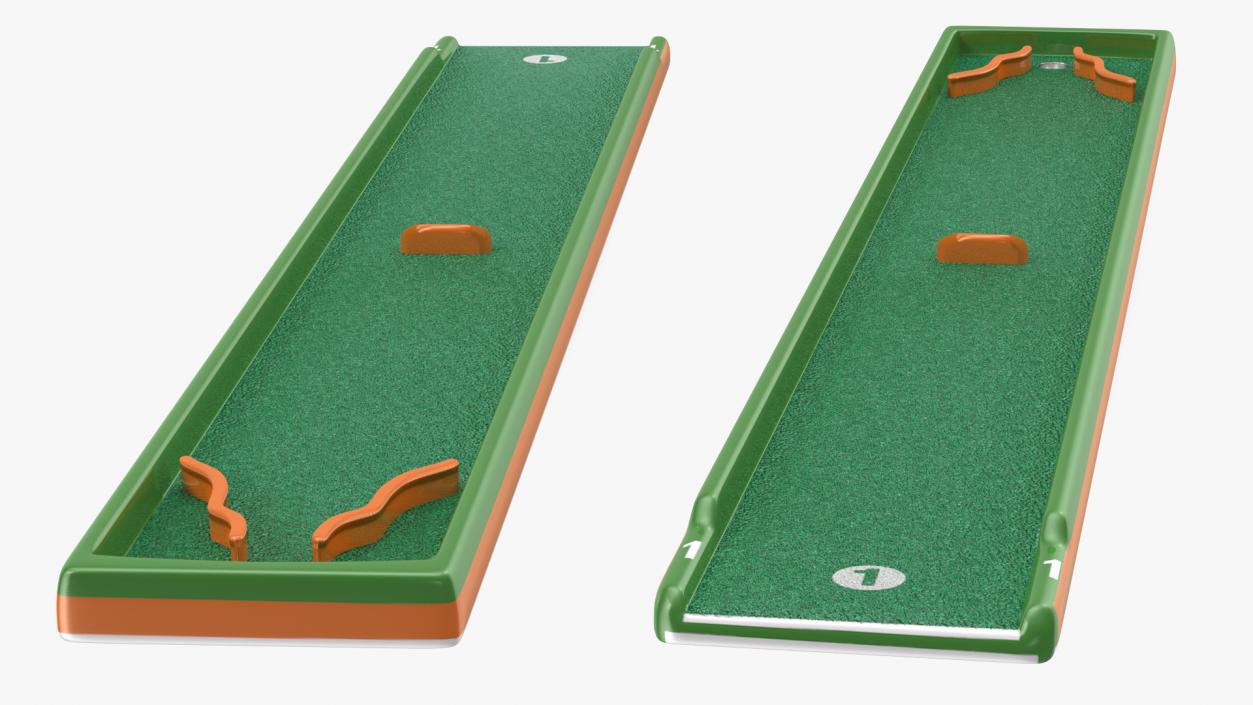 Minigolf 35 Portable 9 Courses Set 3D model
