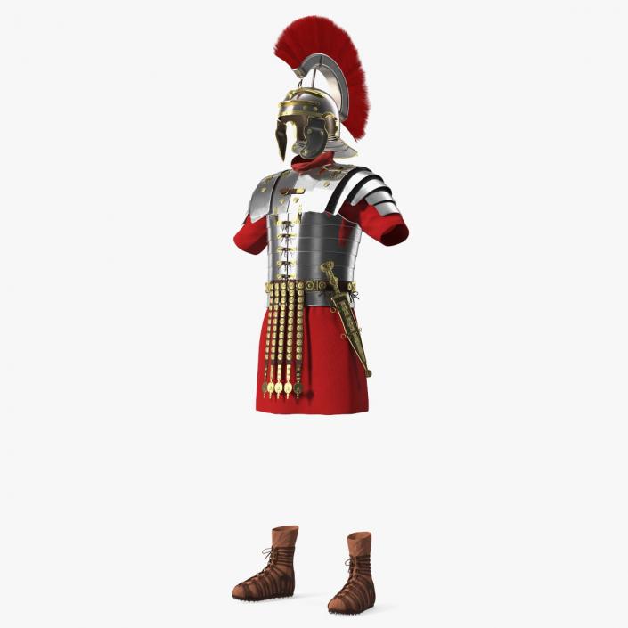 3D Roman Legionnaire Armor Set Fur