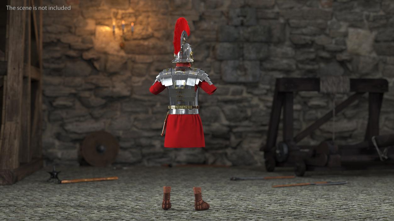 3D Roman Legionnaire Armor Set Fur