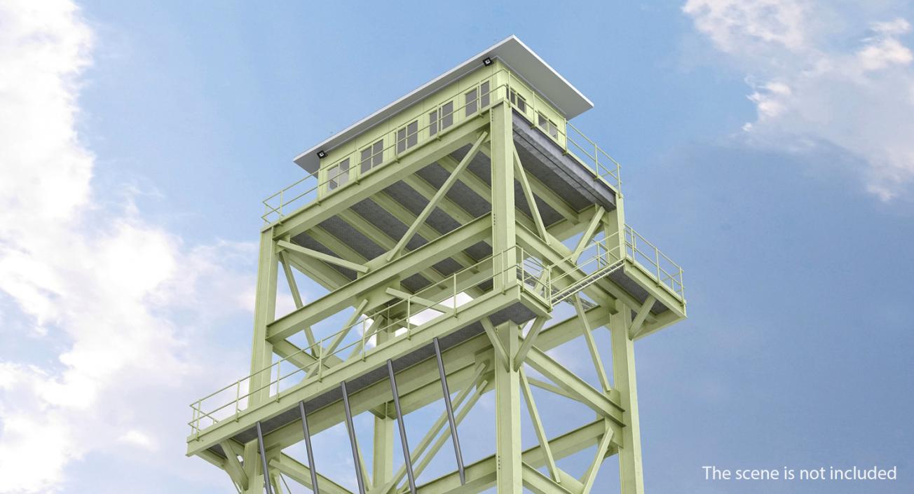 Lookout Tower Cabin 3D model