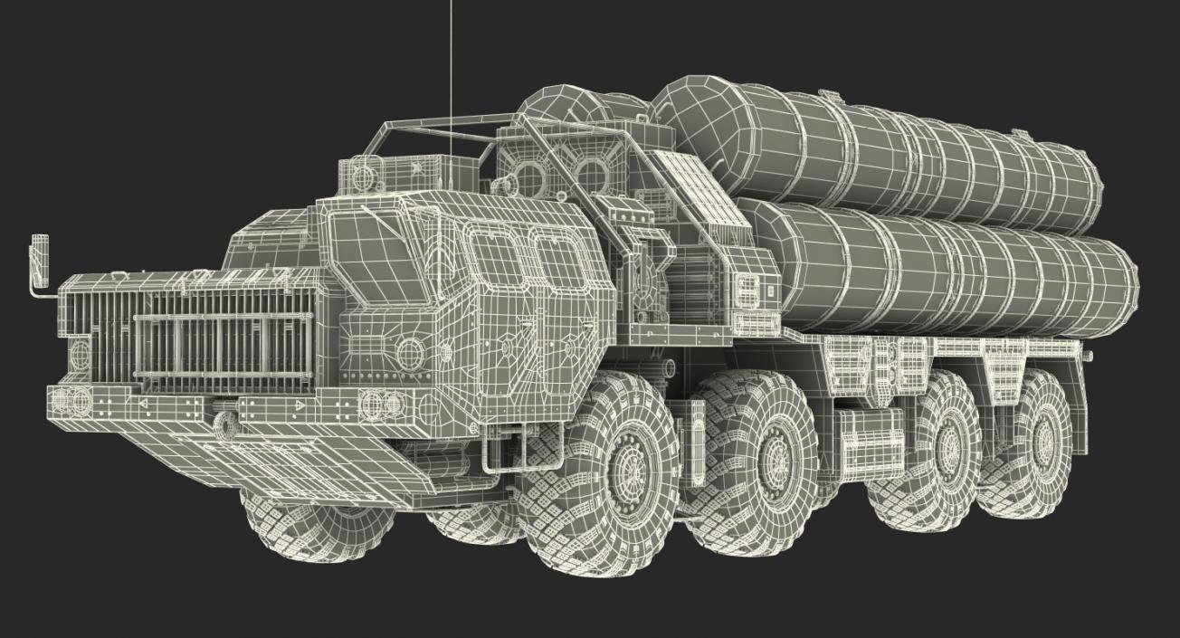3D S-300 Russian SAM System Rigged