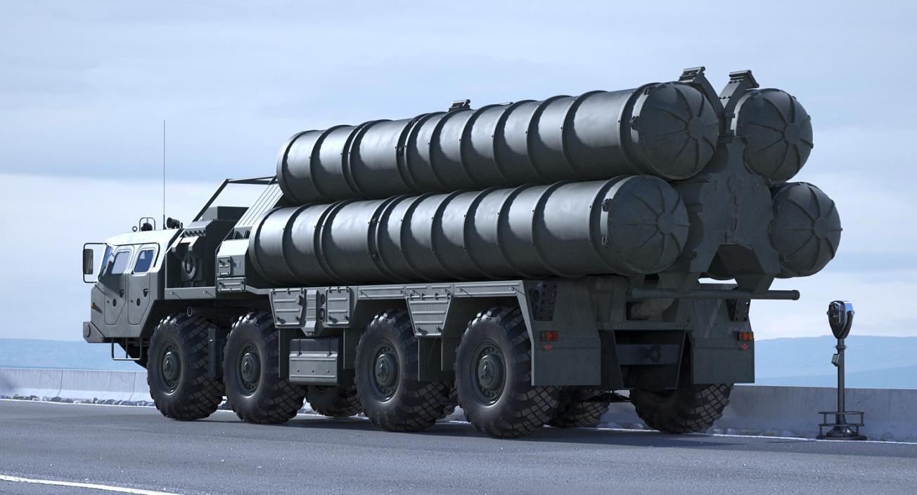 3D S-300 Russian SAM System Rigged