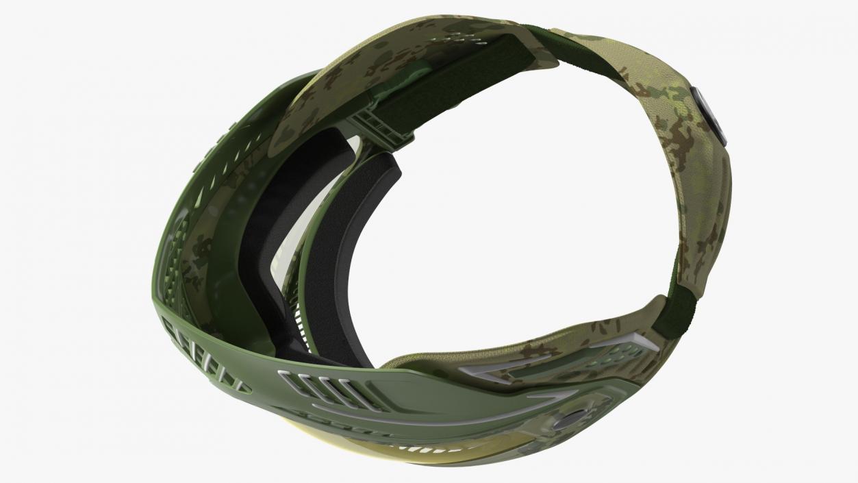 Airsoft Full Face Mask Camo 3D