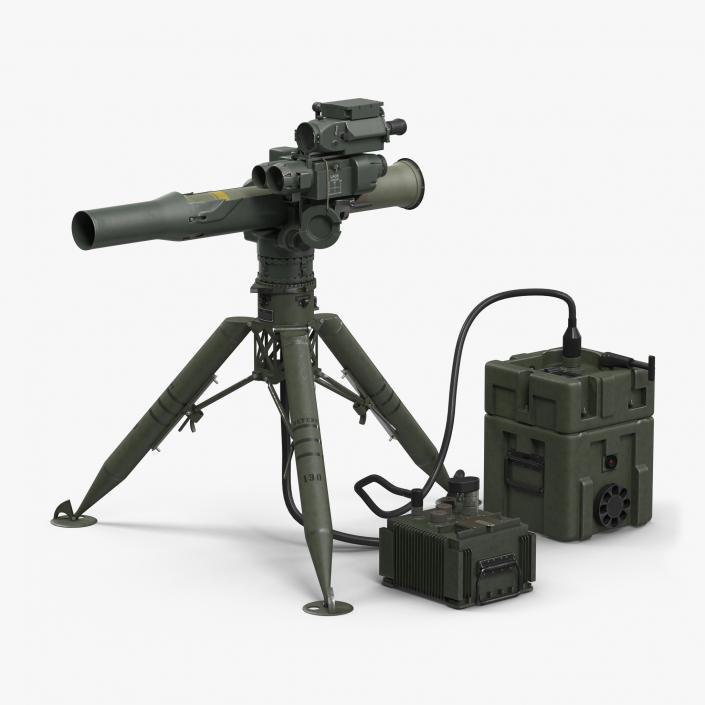 3D BGM-71 TOW Missile System Collection