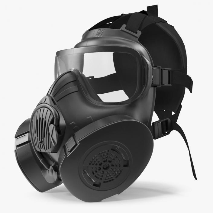 3D JSGPM M50 Full Face Gas Mask model