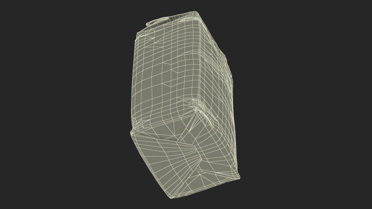 Foil Package 2lb Mockup Beige 3D model
