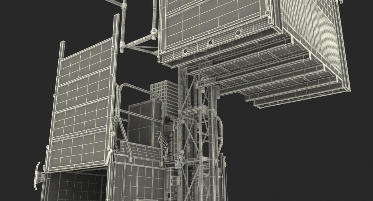 3D Heavy Duty Construction Lift model
