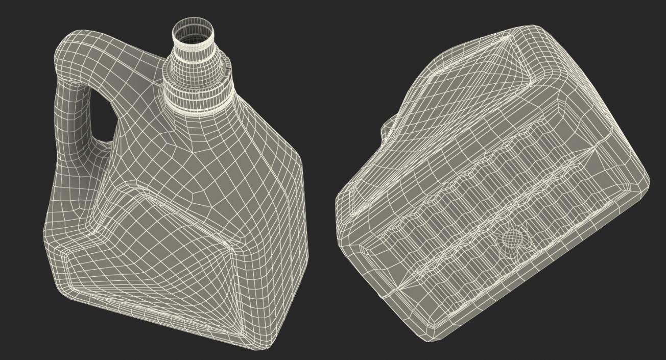 3D Generic Oil Bottle 4L