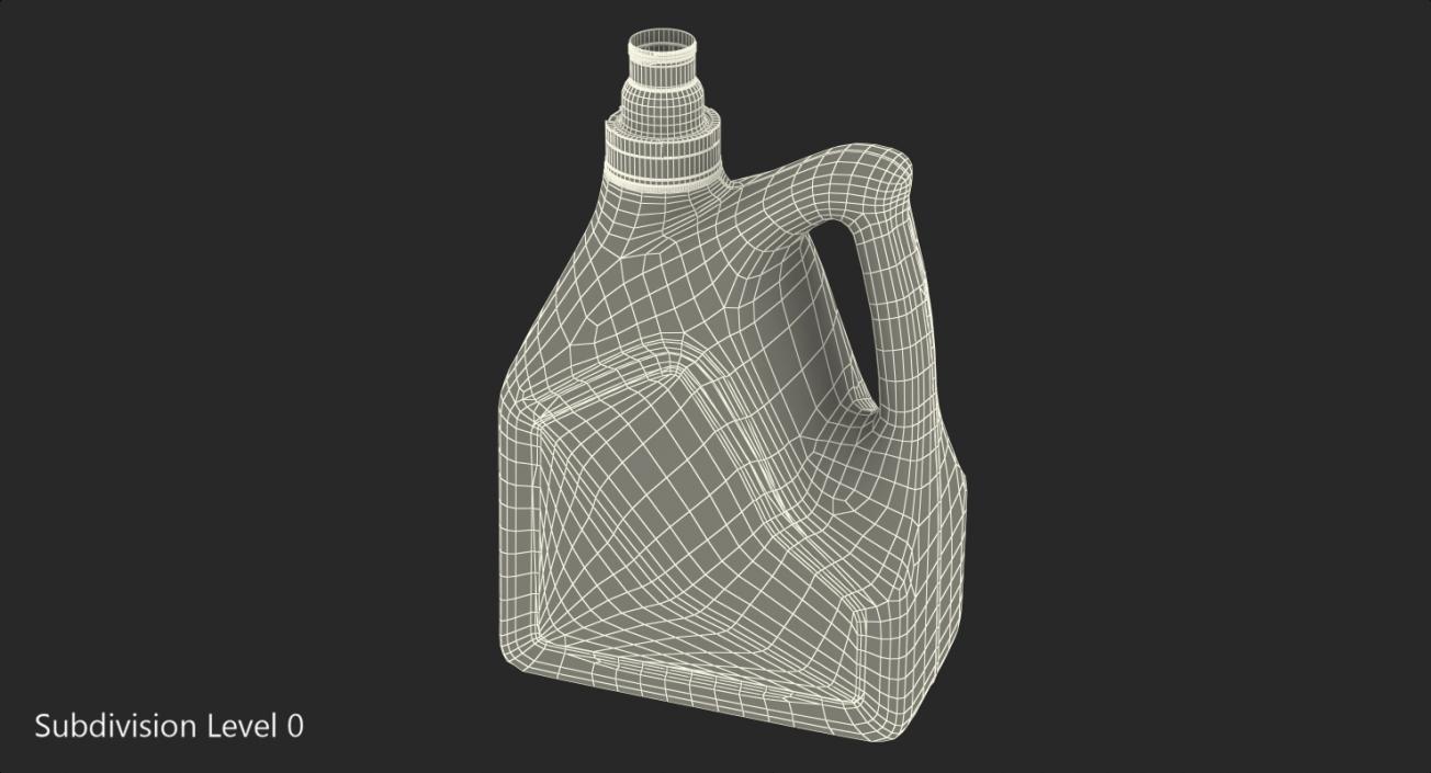 3D Generic Oil Bottle 4L