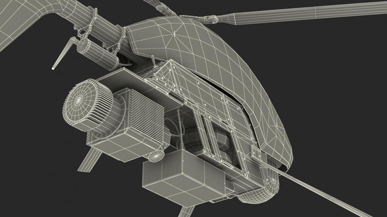 Vapor 55 Helicopter UAV Drone 3D model