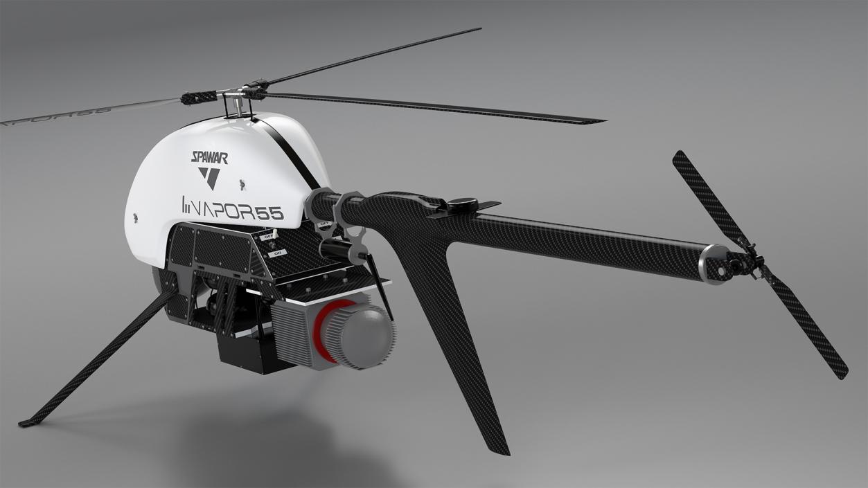Vapor 55 Helicopter UAV Drone 3D model