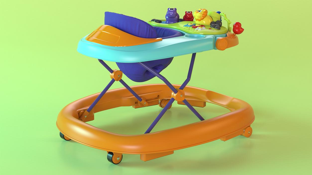3D Chicco Walky Talky Baby Walker Green