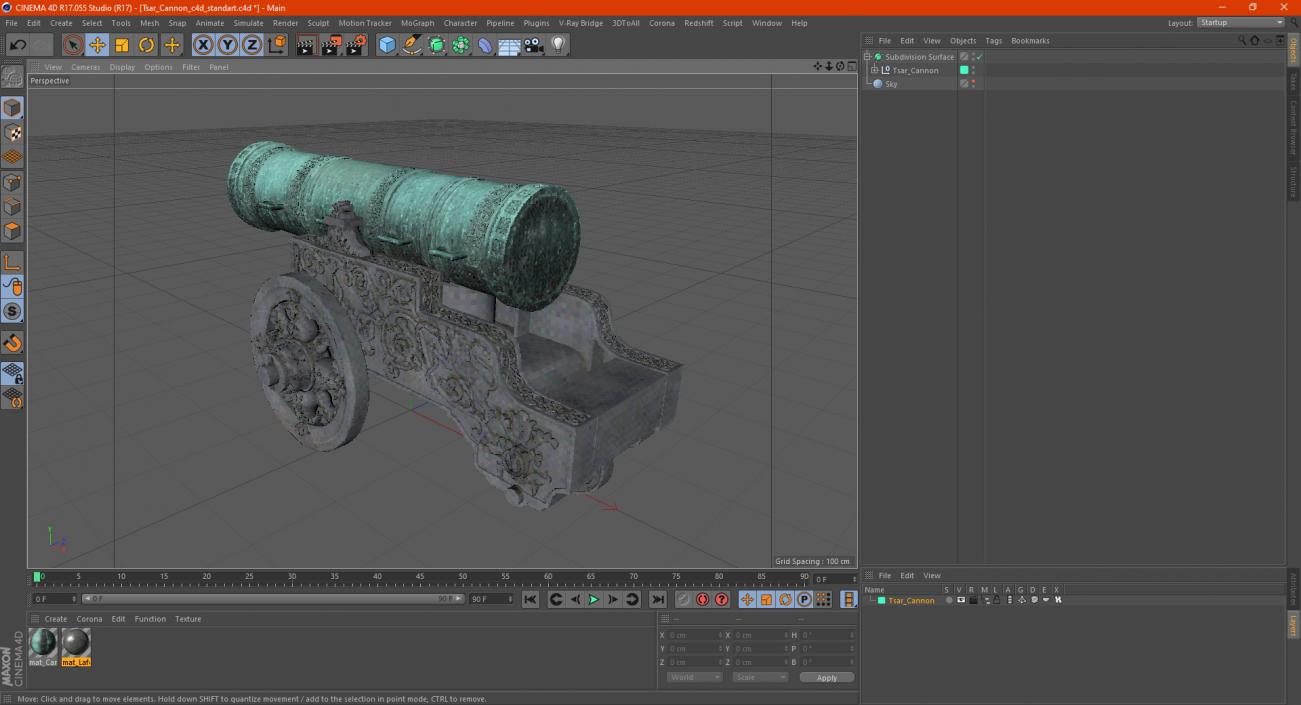 3D Tsar Cannon