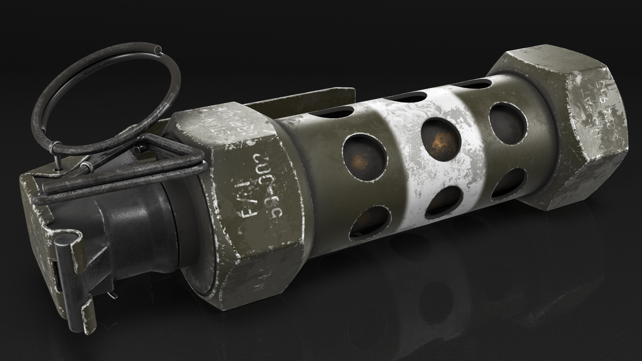 3D model M84 Stun Grenade Old