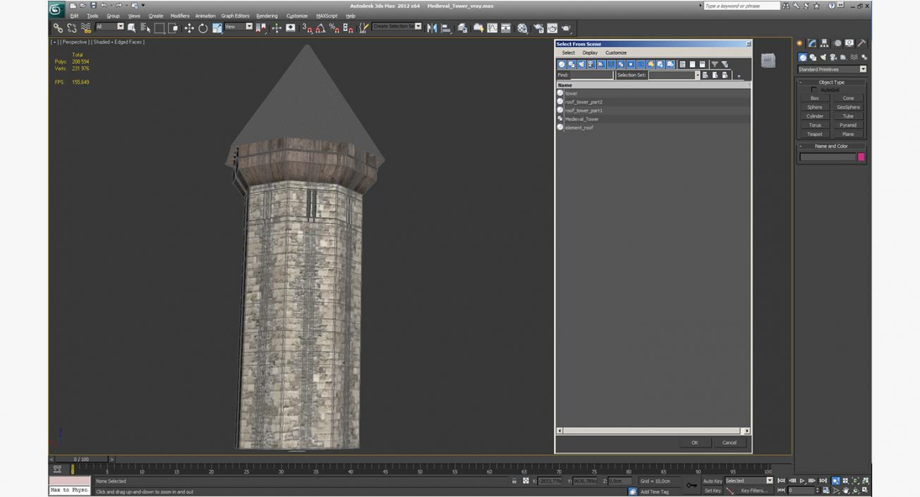 Medieval Tower 3D model
