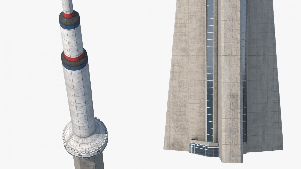 3D CN Tower Toronto