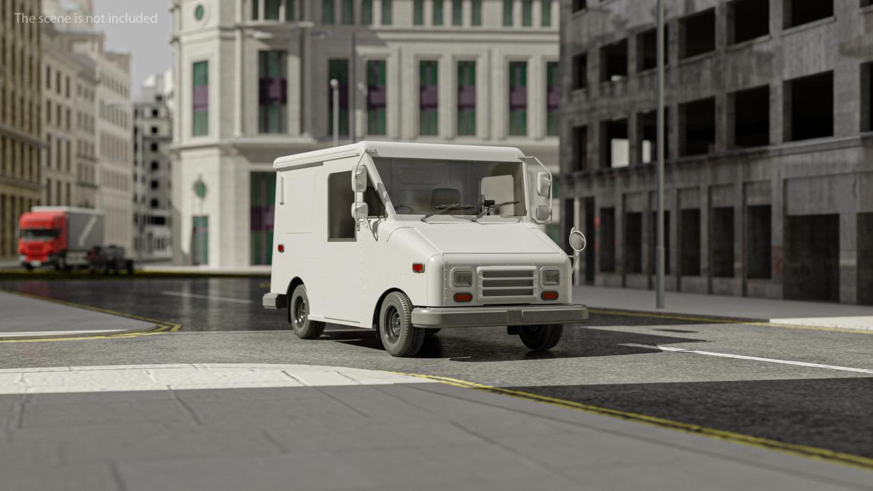 3D model Post Car