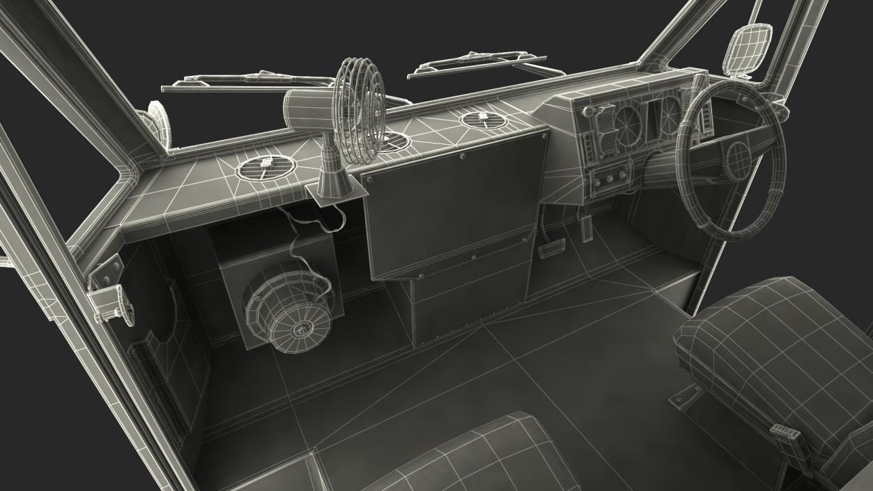 3D model Post Car