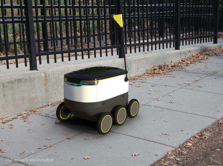 3D Personal Delivery Robot model