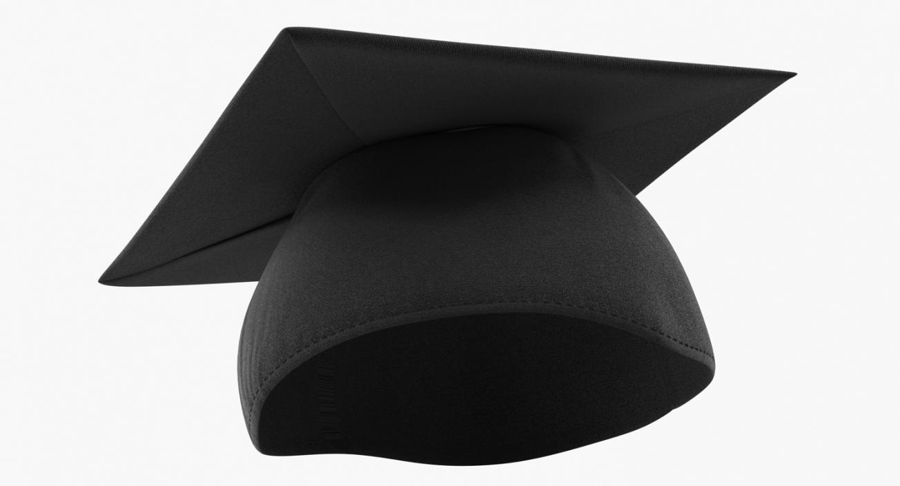 3D model Black Graduation Cap