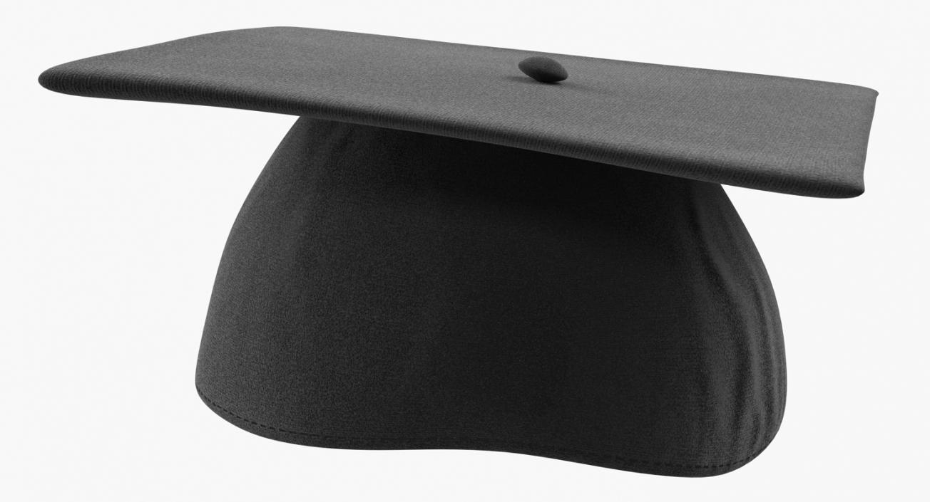 3D model Black Graduation Cap