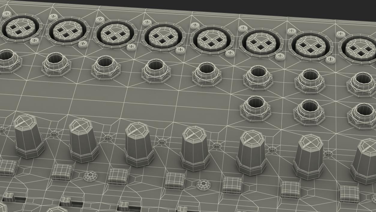 Analog Mixer Recorder On 3D model