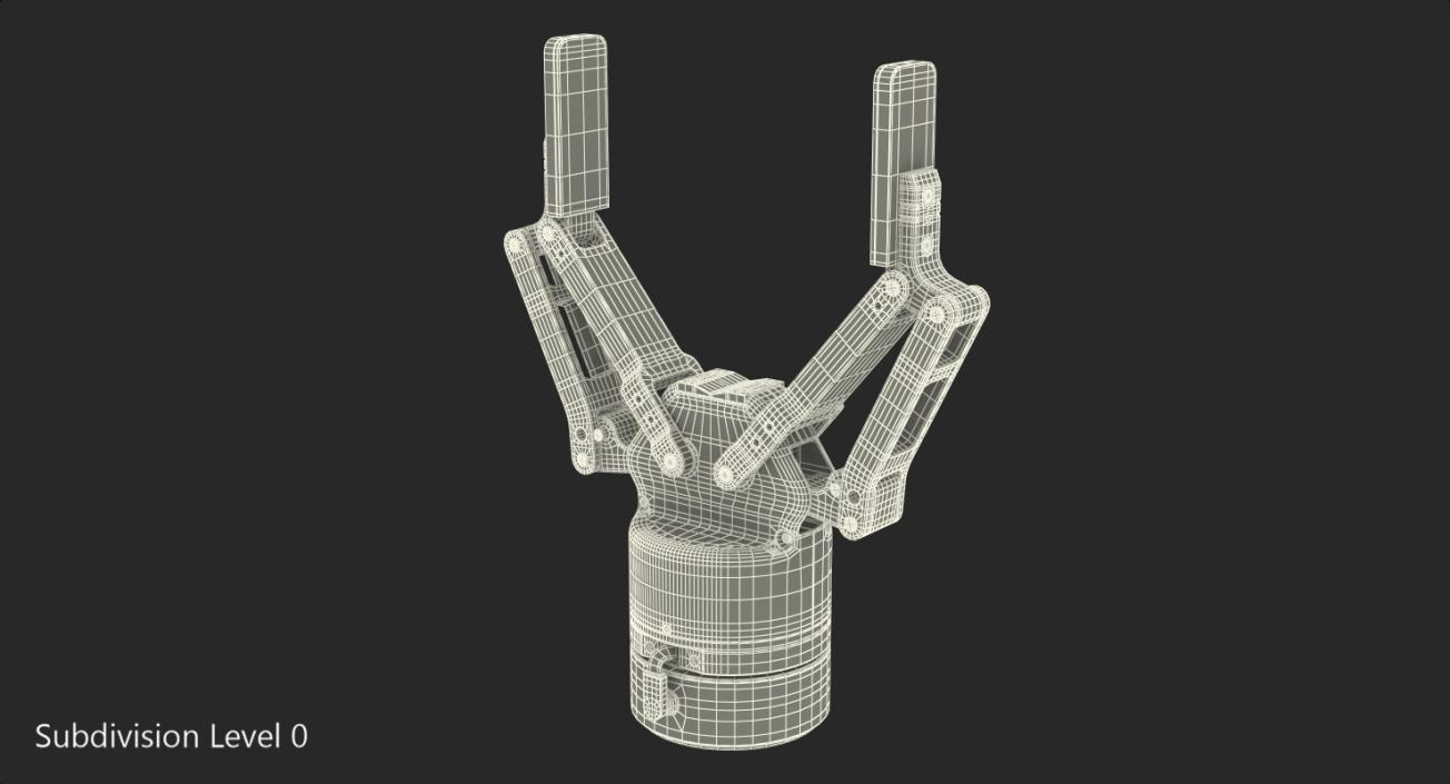Robot Two Finger Gripper Robotic 3D