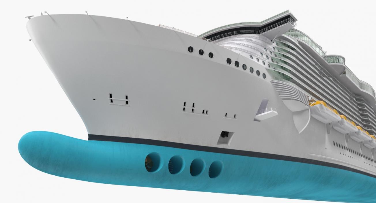 Passenger Cruise Ship Generic 3D model