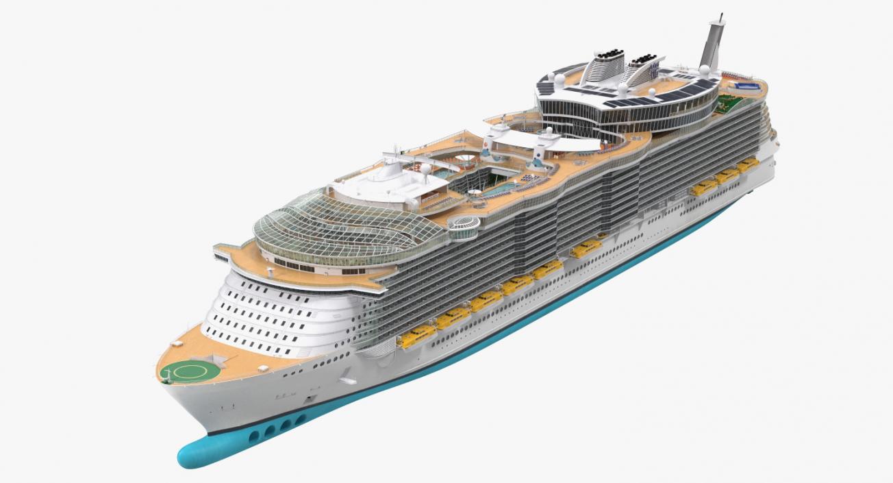 Passenger Cruise Ship Generic 3D model