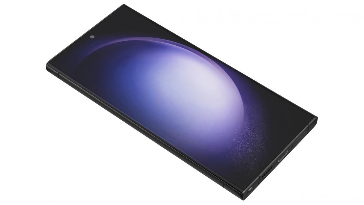3D Samsung Galaxy S23 Ultra Phantom Black model