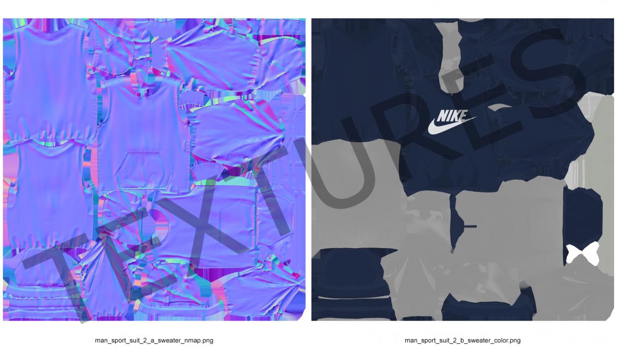 3D Nike Blue Hoodie
