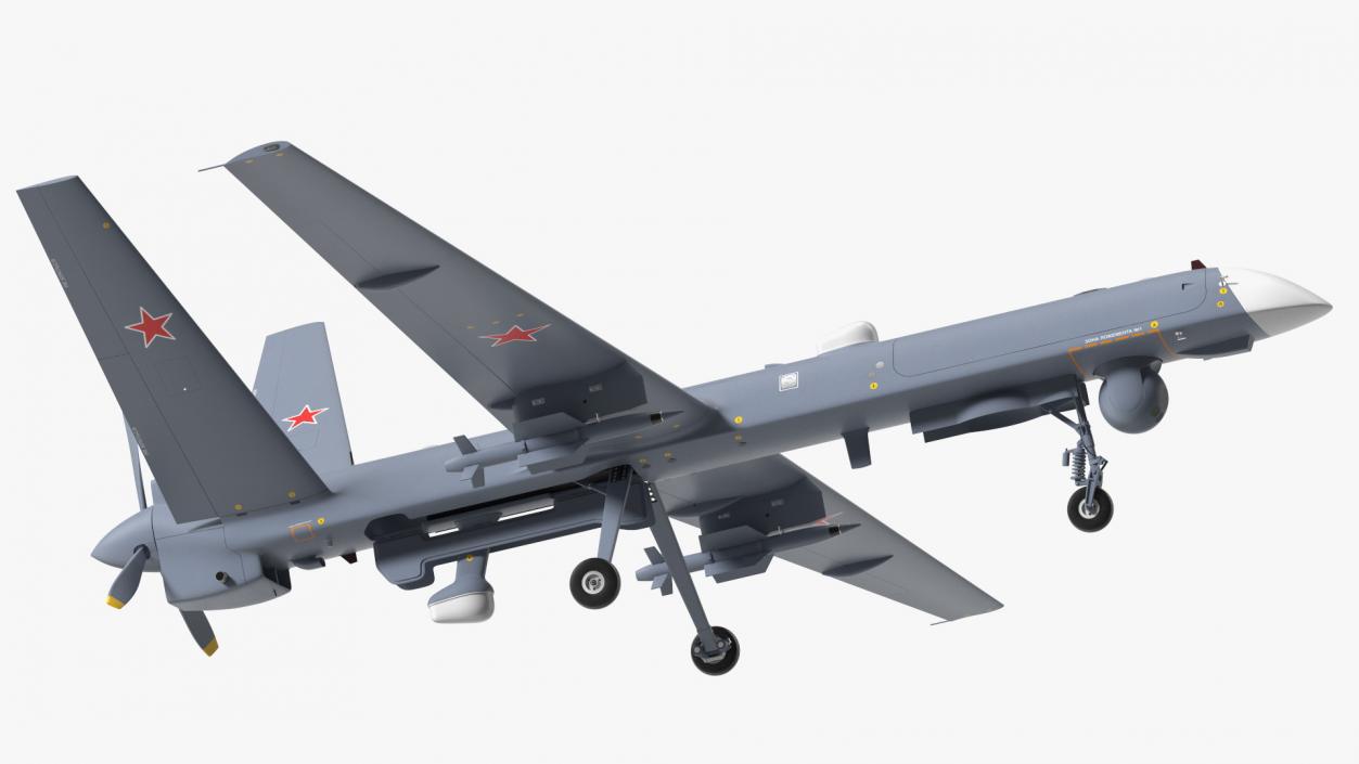 Orion Russian UAV Rigged 3D model