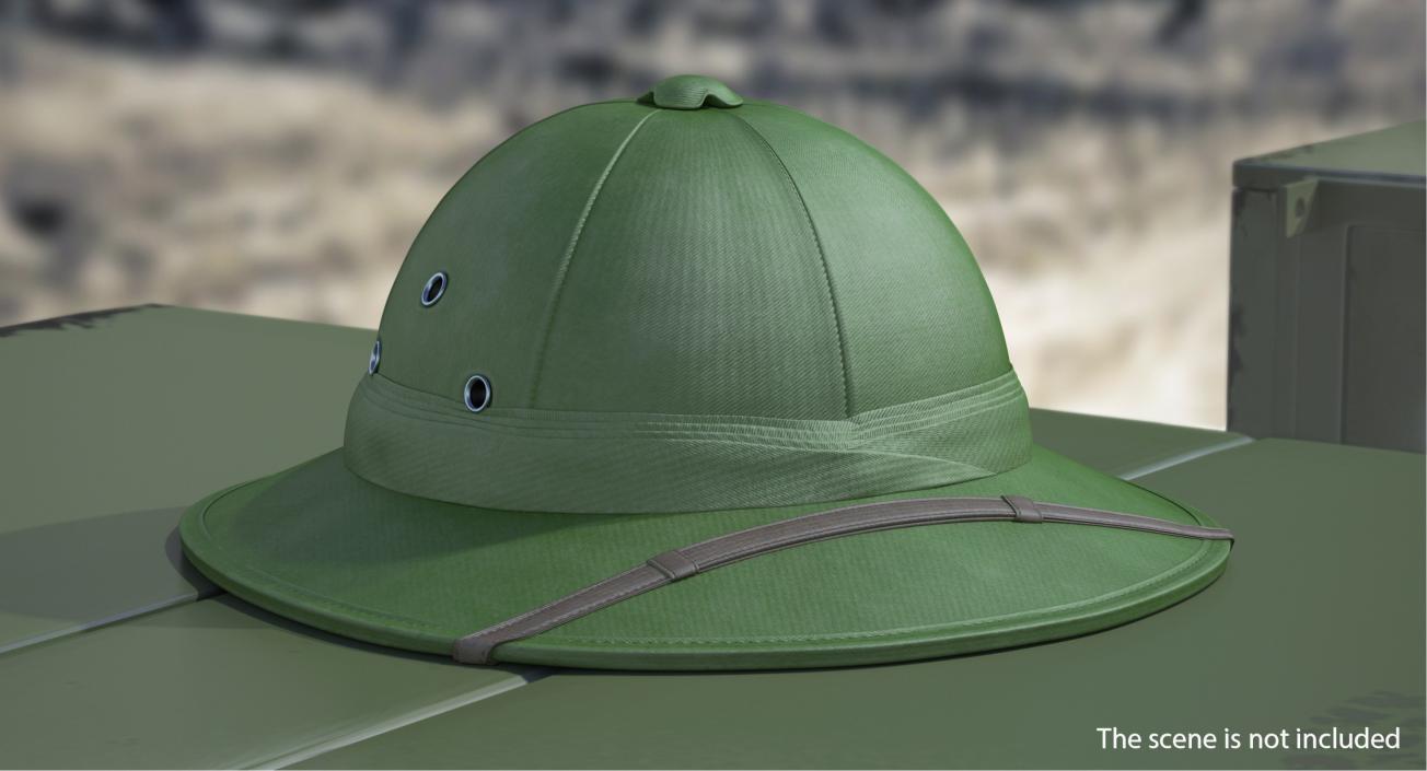 Vietnam Pith Helmet 3D model