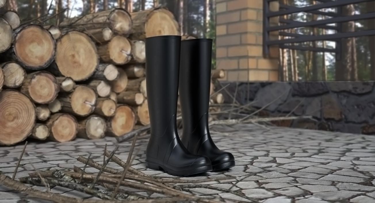 3D model Rain Boots