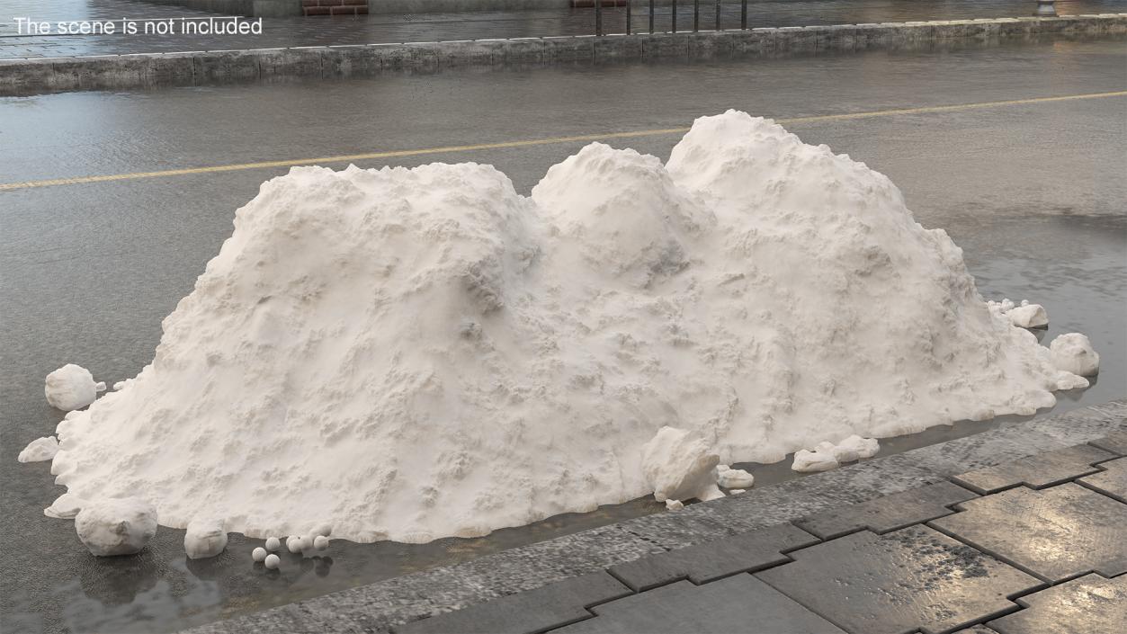 Pile of Snow 3D