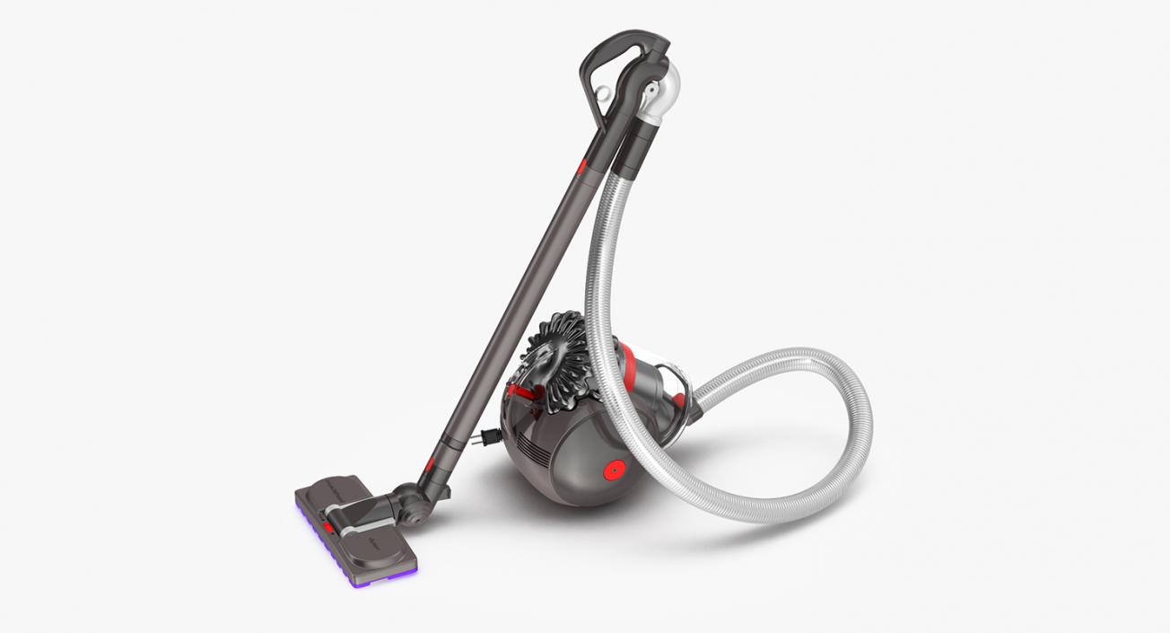 3D Dyson Big Ball Vacuum Cleaner Rigged