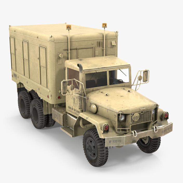 3D model M109 Shop Van Desert