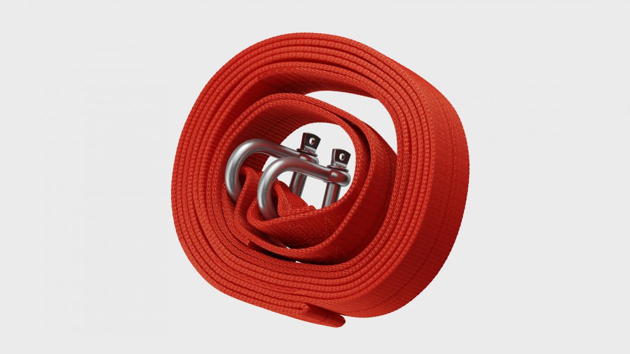 3D Heavy Duty Tow Rope Packed